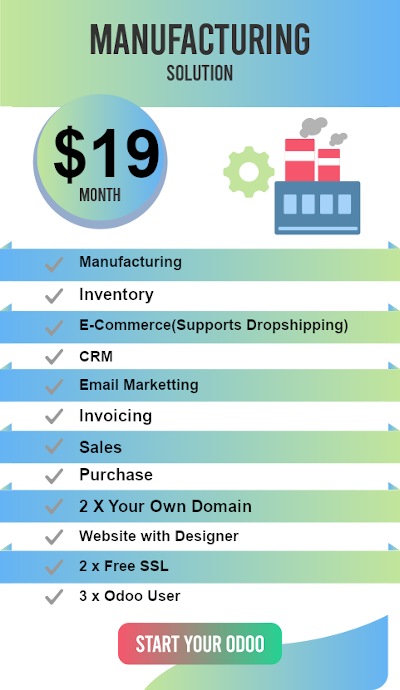 Odoo Cloud Hosting Manufacturing Solution